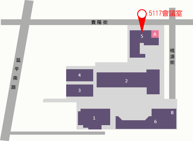 東吳大學城區部5117會議室地圖